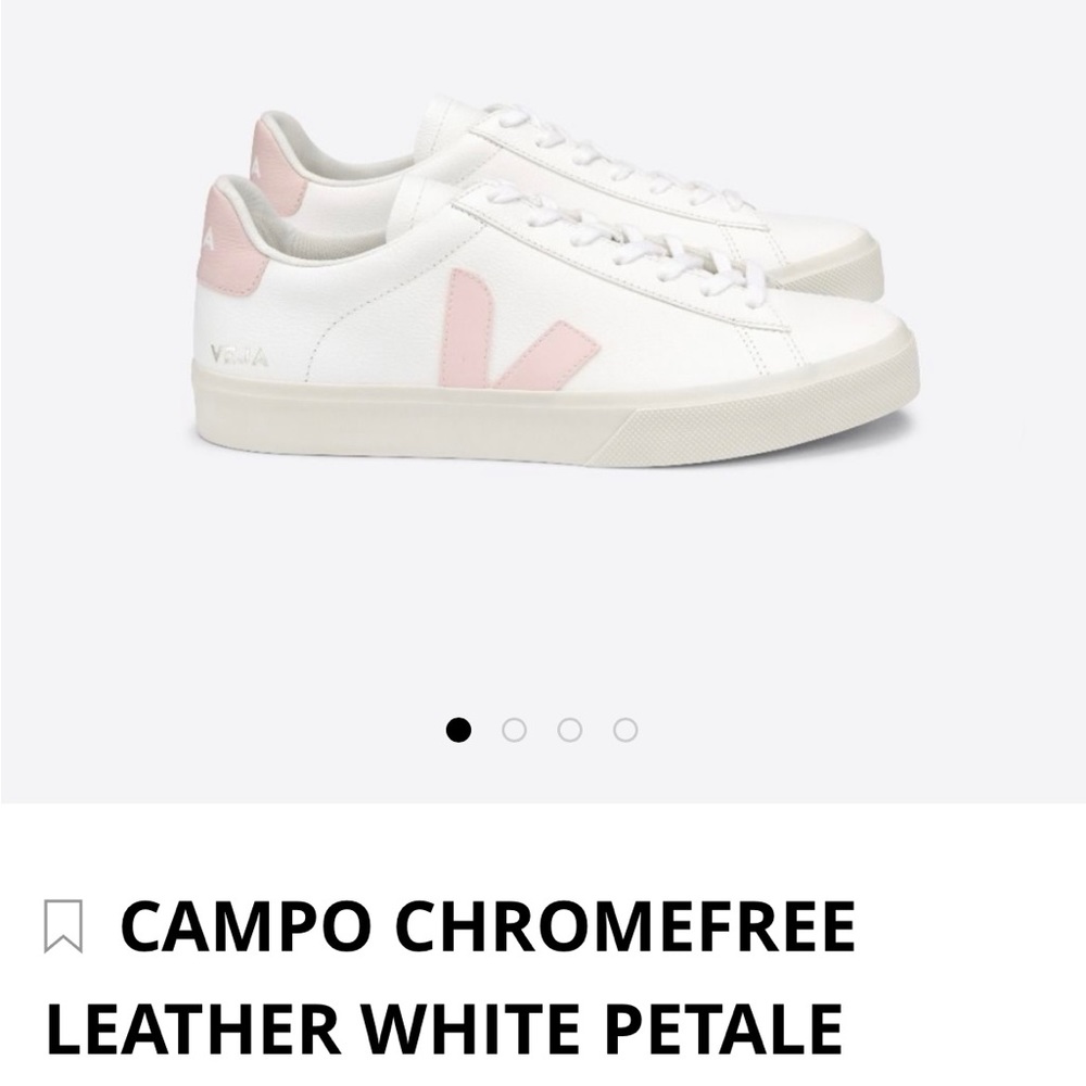 Veja Campo Women’s Sneakers in Chromefree Pink, never worn, US Size 8